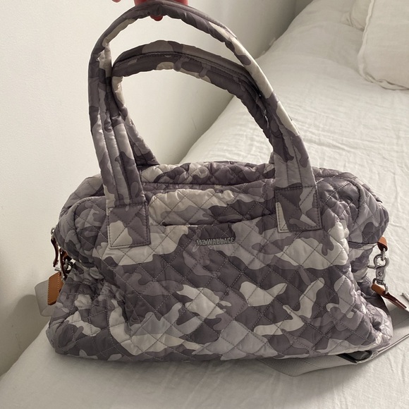 MZ Wallace Jimmy Travel Tote in Light Grey Camo great condition - Picture 8 of 8